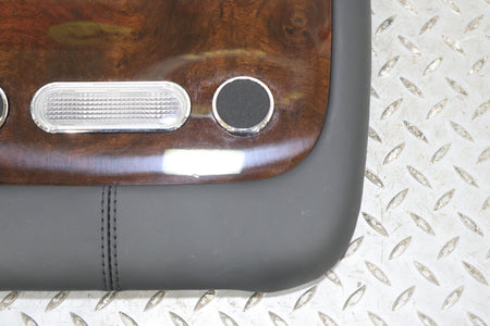 06-12 Bentely Flying Spur Rear Overhead Roof Console (Black Leather/Woodgrain)