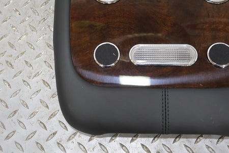 06-12 Bentely Flying Spur Rear Overhead Roof Console (Black Leather/Woodgrain)