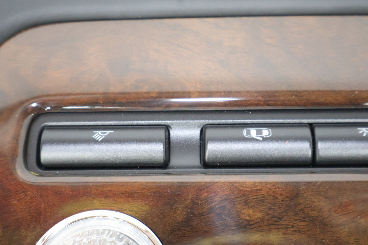 06-12 Bentely Flying Spur Rear Overhead Roof Console (Black Leather/Woodgrain)