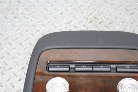 06-12 Bentely Flying Spur Rear Overhead Roof Console (Black Leather/Woodgrain)