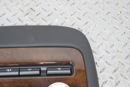 06-12 Bentely Flying Spur Rear Overhead Roof Console (Black Leather/Woodgrain)