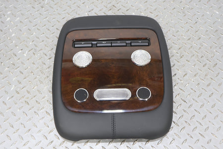 06-12 Bentely Flying Spur Rear Overhead Roof Console (Black Leather/Woodgrain)