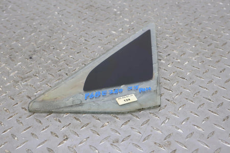 06-12 Bentley Flying Spur Front Right Vent Window Glass (Self Tint) Delaminated