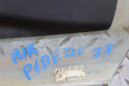 06-12 Bentley Flying Spur Rear Right Vent Window Glass (Self Tint) Delaminated