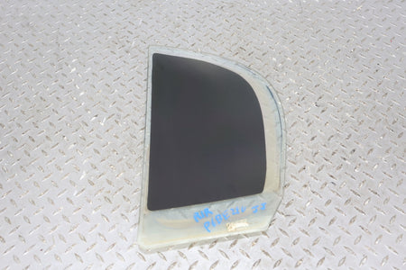 06-12 Bentley Flying Spur Rear Right Vent Window Glass (Self Tint) Delaminated