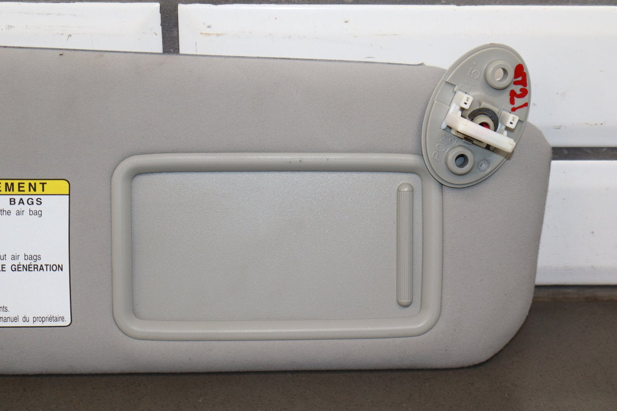 07-09 Lexus LS460 (XF40) Sun Visor Pair Illuminated Gray