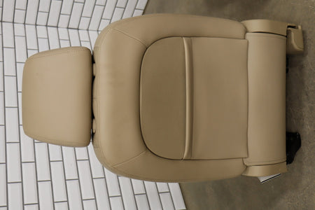 07-10 Chevy Tahoe Pair Front Seats Light Cashmere Leather Power