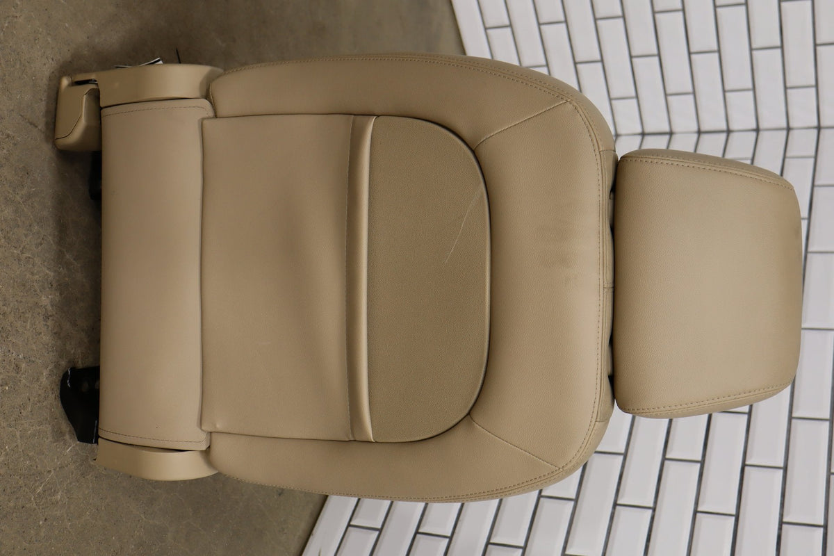 07-10 Chevy Tahoe Pair Front Seats Light Cashmere Leather Power
