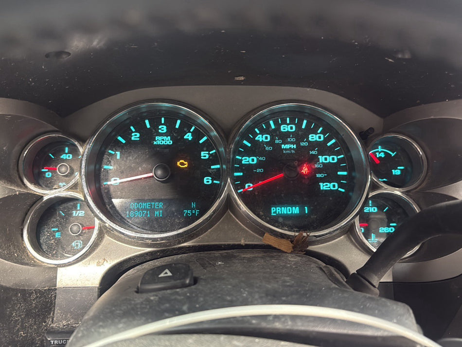 07-11 Chevy Silverado Speedometer Cluster 189k Miles (Tested)