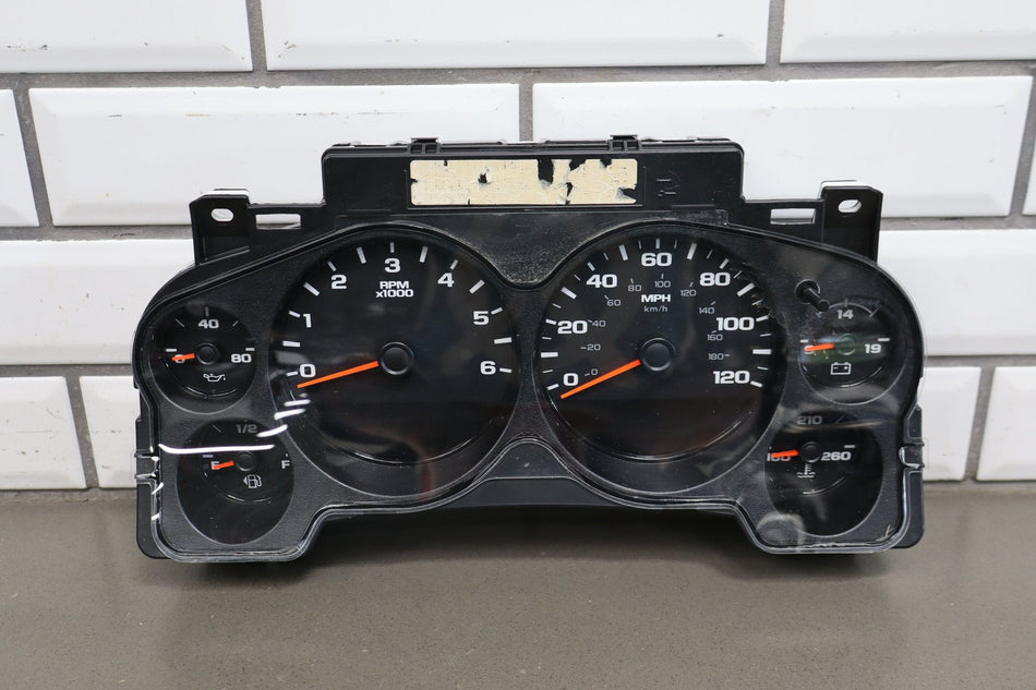 07-11 Chevy Silverado Speedometer Cluster 189k Miles (Tested)
