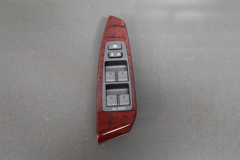 07-12 Lexus LS460 (XF40) L Master Window Switch W/ Wood Bezel Trim