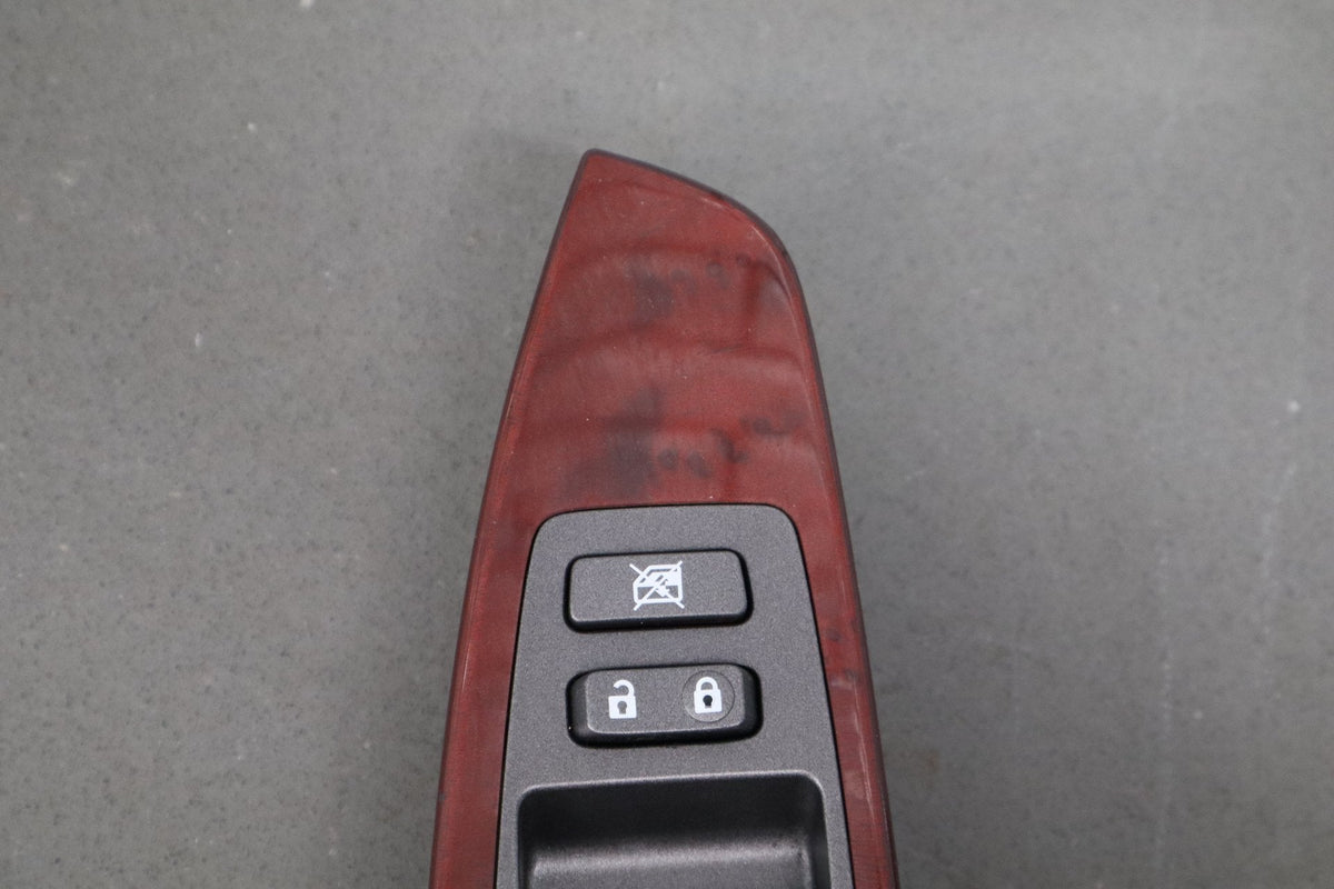 07-12 Lexus LS460 (XF40) L Master Window Switch W/ Wood Bezel Trim