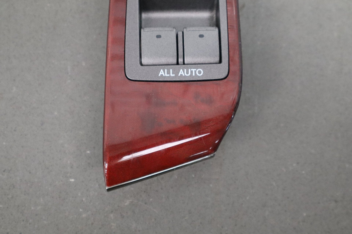07-12 Lexus LS460 (XF40) L Master Window Switch W/ Wood Bezel Trim