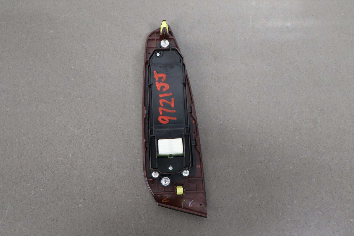 07-12 Lexus LS460 (XF40) L Master Window Switch W/ Wood Bezel Trim