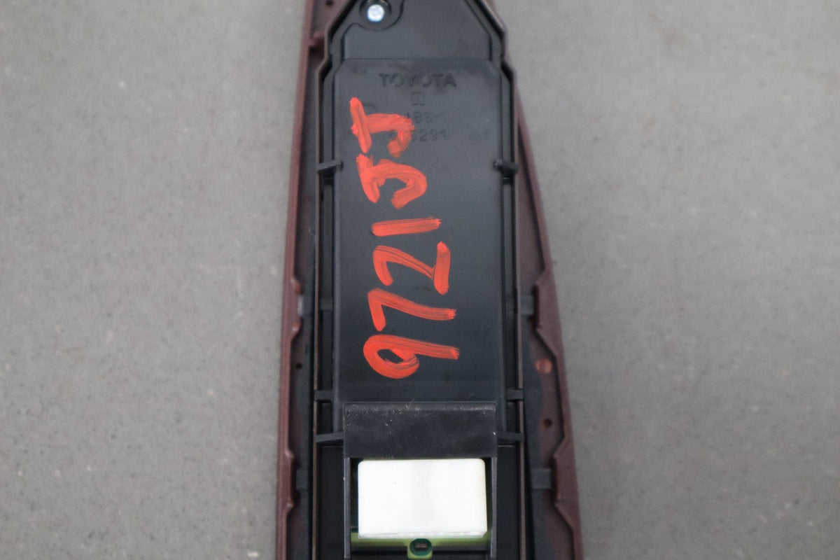 07-12 Lexus LS460 (XF40) L Master Window Switch W/ Wood Bezel Trim