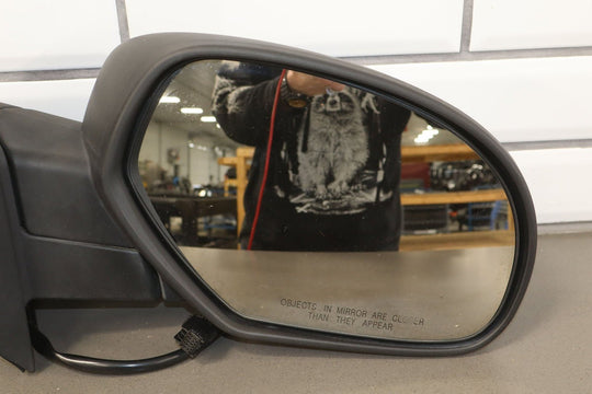 07 - 13 Chevy Silverado Passenger Right Power Door Mirror (Black Textured) DL8