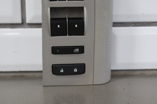 07 - 14 Chevy Silverado 2500HD Driver Left Master Window Switch (Light Titanium)