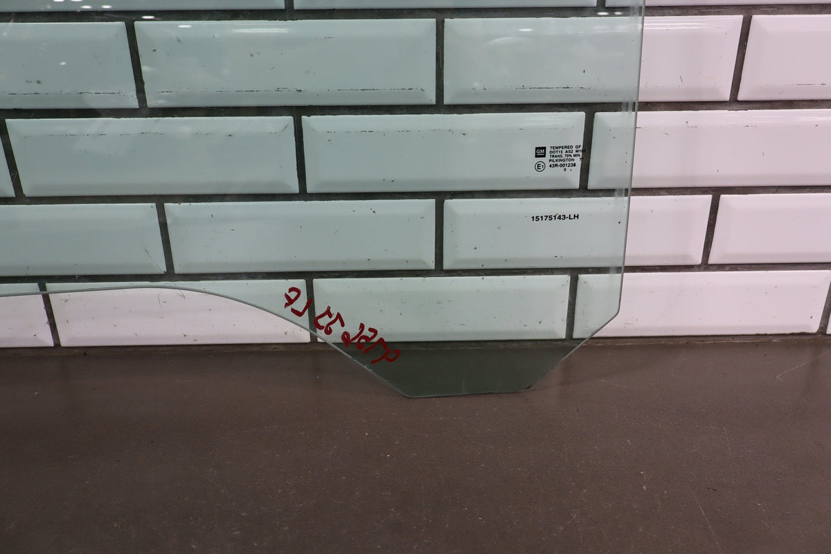 07-14 Chevy Silverado Driver Left Front Door Window 15175143