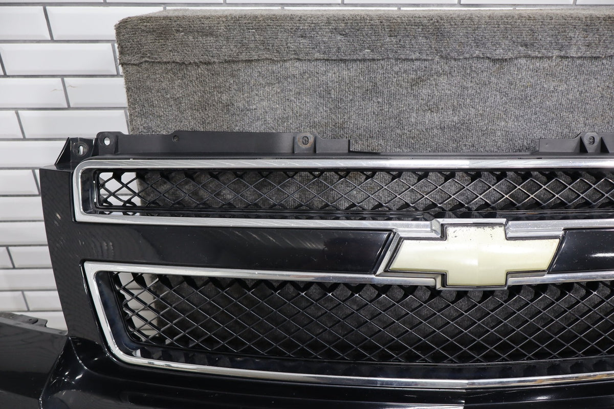 07-14 Chevy Tahoe Suburban Front Bumper Cover Black 41