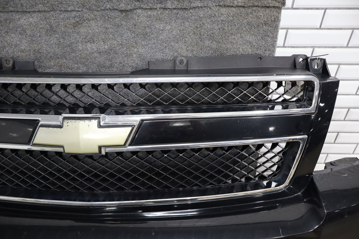 07-14 Chevy Tahoe Suburban Front Bumper Cover Black 41