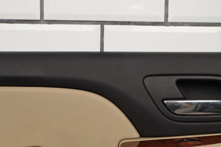 07-14 Chevy Tahoe Yukon Left Rear Door Panel Light Cashmere 313