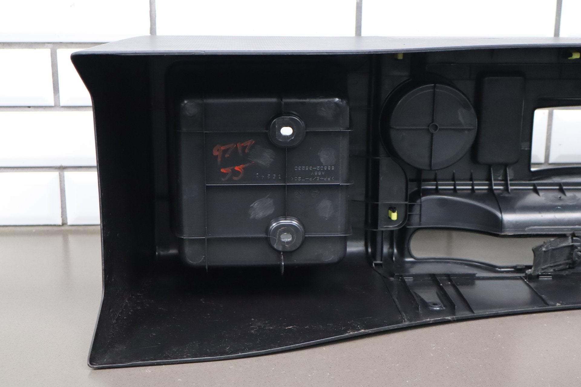 07-14 FJ Cruiser Black Floor Center Console Shifter Surround Trim
