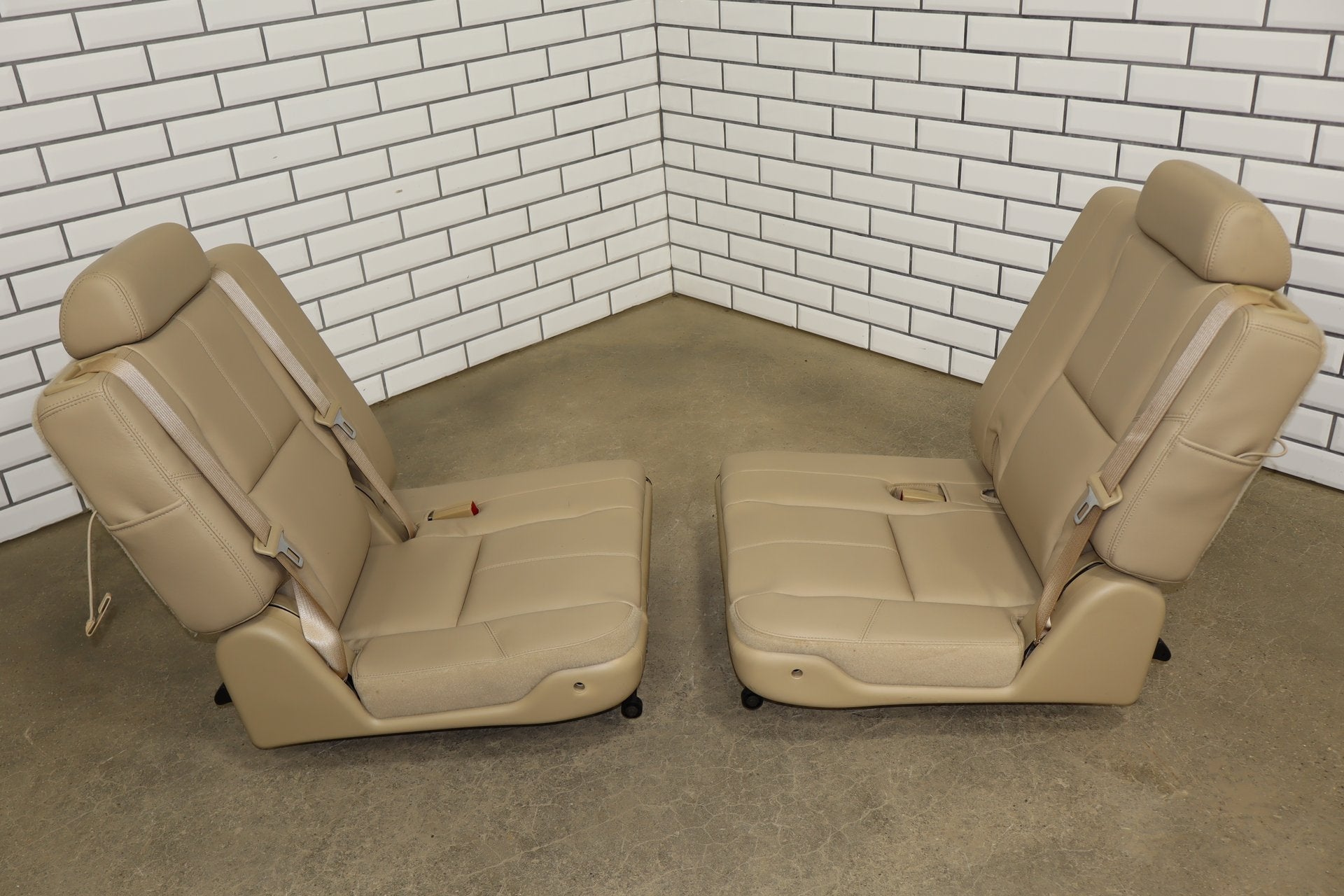 07-14 Tahoe Yukon Suburban Escalade Leather 3rd Row Seat