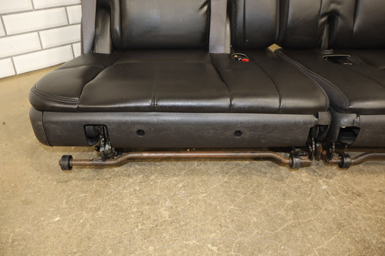 07 - 14 Tahoe Yukon Suburban Escalade Leather 3rd Row Seat Ebony 193