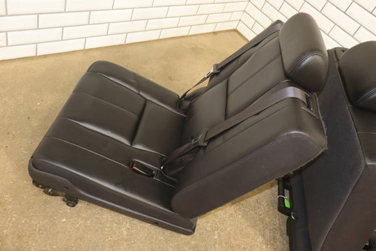 07 - 14 Tahoe Yukon Suburban Escalade Leather 3rd Row Seat Ebony 193