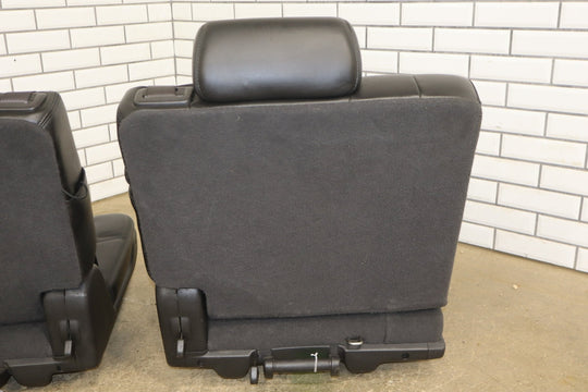 07 - 14 Tahoe Yukon Suburban Escalade Leather 3rd Row Seat Ebony 193