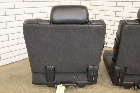 07 - 14 Tahoe Yukon Suburban Escalade Leather 3rd Row Seat Ebony 193