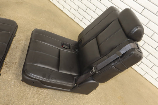 07 - 14 Tahoe Yukon Suburban Escalade Leather 3rd Row Seat Ebony 193