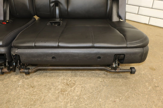 07 - 14 Tahoe Yukon Suburban Escalade Leather 3rd Row Seat Ebony 193