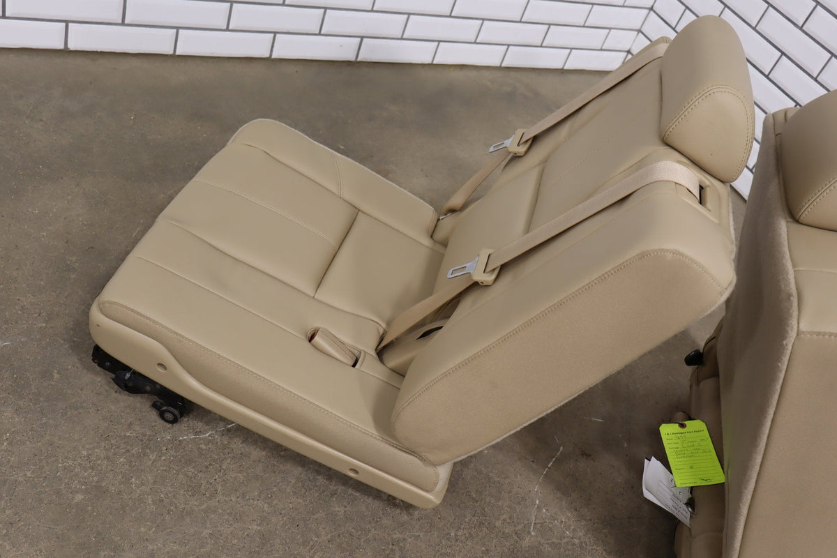 07-14 Tahoe Yukon Suburban Escalade Leather 3rd Row Seat Light Cashmere 333