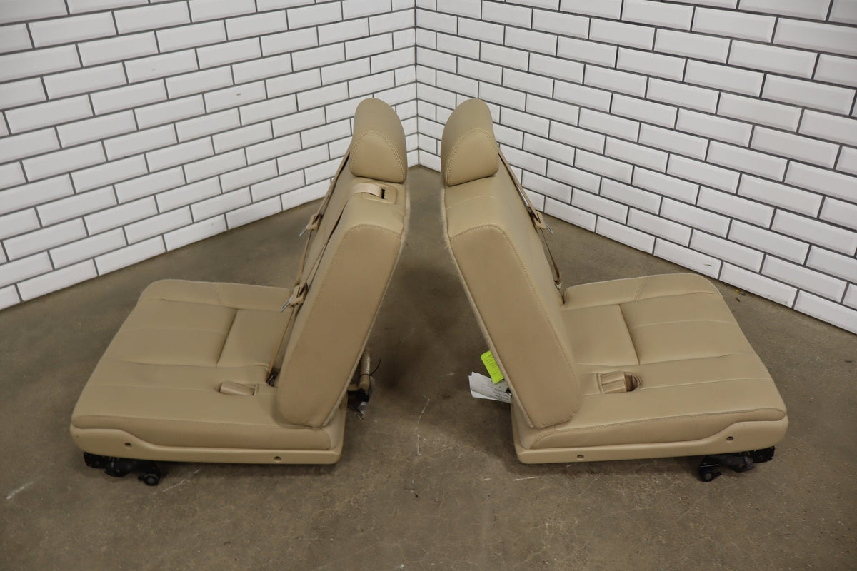 07-14 Tahoe Yukon Suburban Escalade Leather 3rd Row Seat Light Cashmere 333