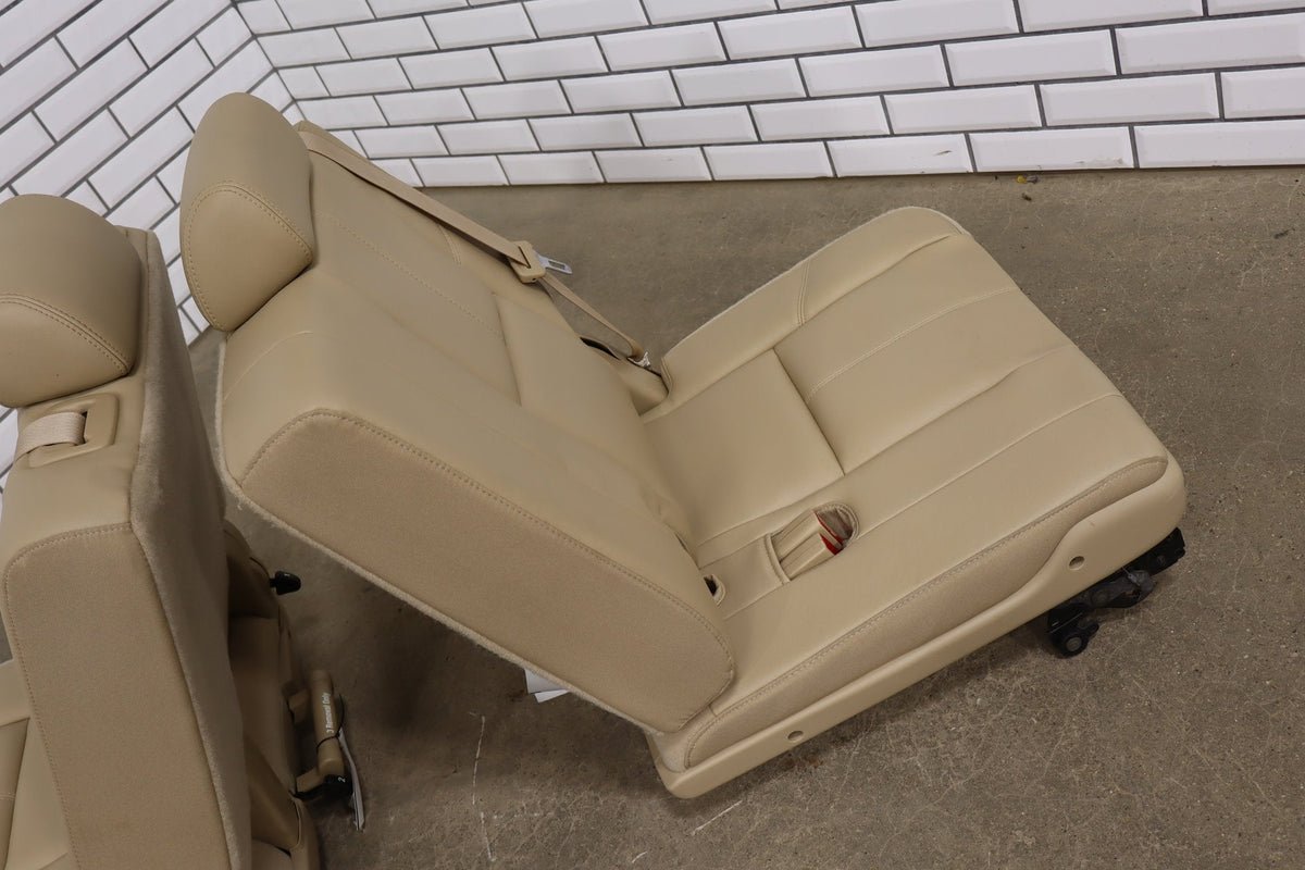 07-14 Tahoe Yukon Suburban Escalade Leather 3rd Row Seat Light Cashmere 333