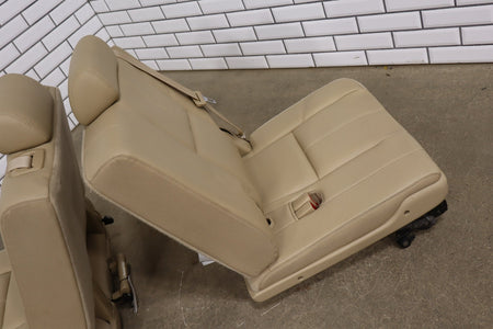 07-14 Tahoe Yukon Suburban Escalade Leather 3rd Row Seat Light Cashmere 333