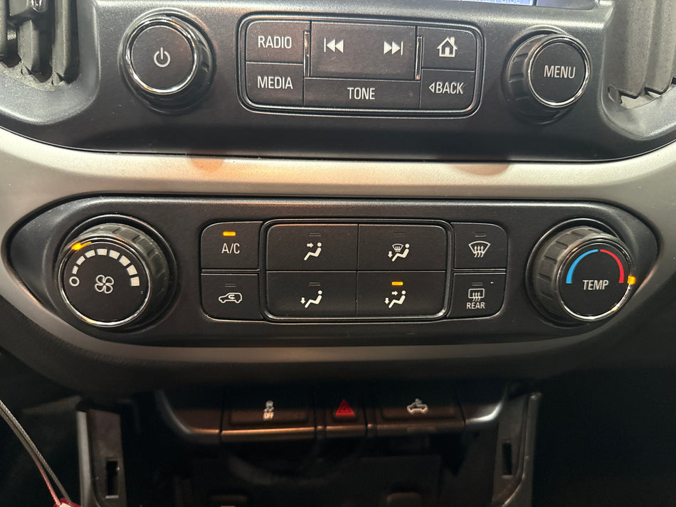 2018 Chevrolet Colorado- Heater/AC Controls