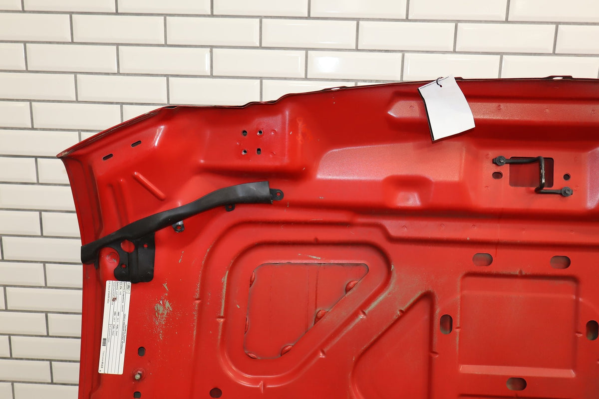 08-10 Ford F250 F350 Super Duty Hood Red FX4 OEM