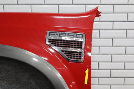 08-10 Ford F250 F350 Super Duty Left Fender Red FX4