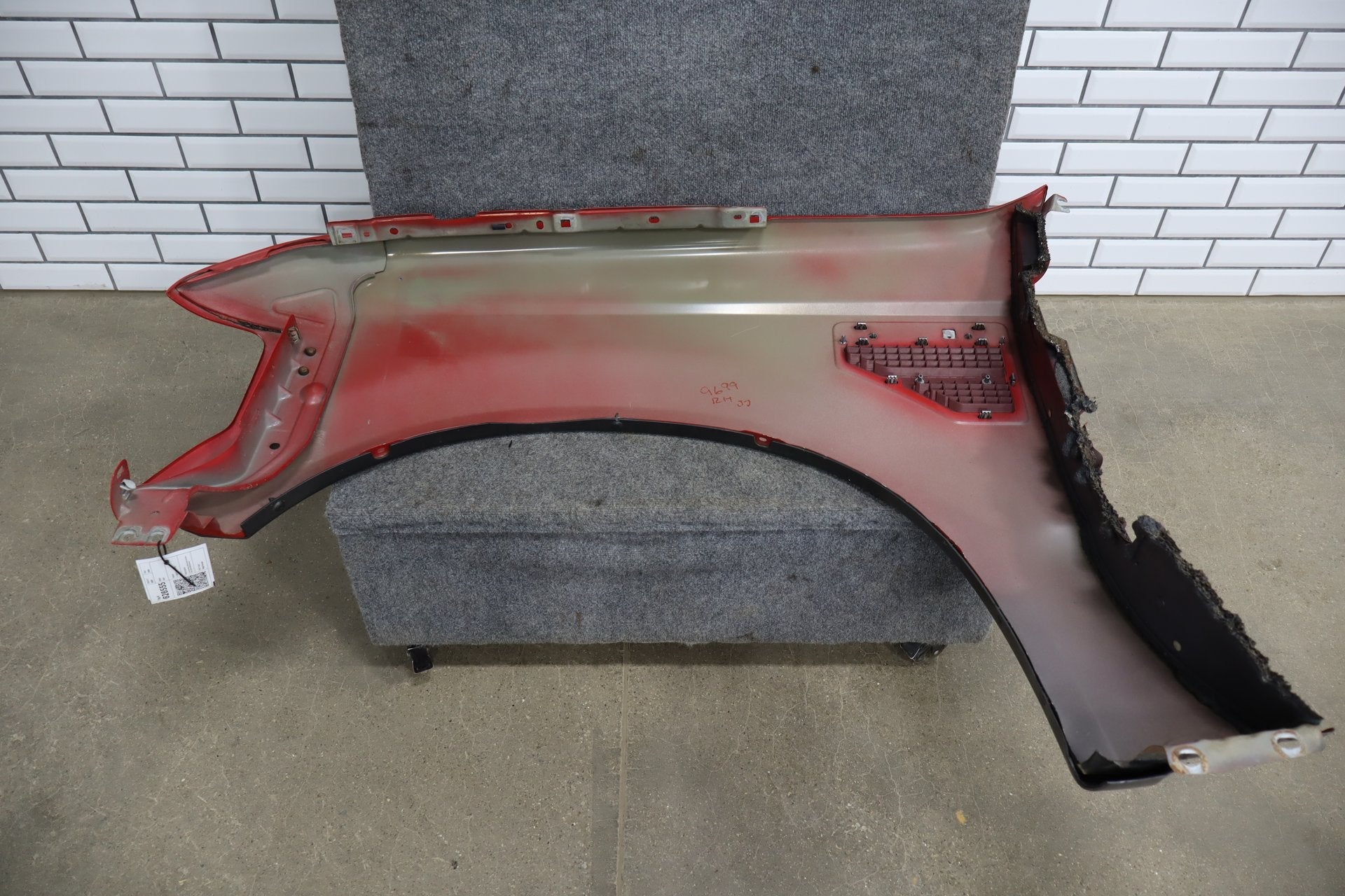 08-10 Ford F250 F350 Super Duty Right Fender Red FX4