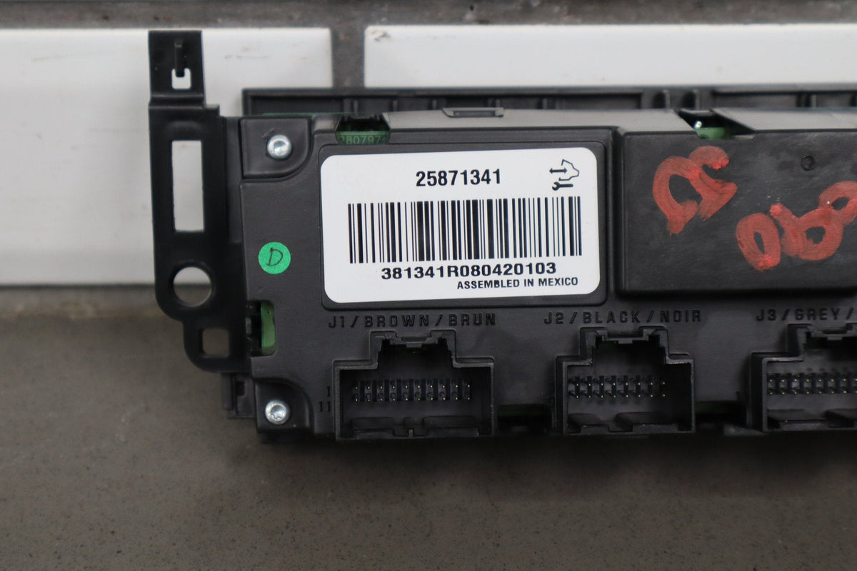 08-11 Chevy Tahoe Dual Zone Climate Control 25936130 Tested