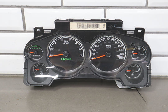 08 - 11 Chevy Tahoe Hybrid (M99) Speedometer Cluster Tested 25970356