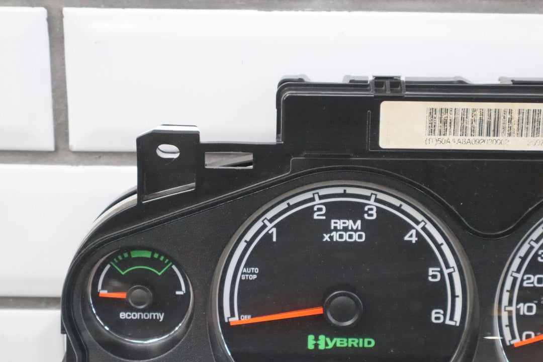 08 - 11 Chevy Tahoe Hybrid (M99) Speedometer Cluster Tested 25970356