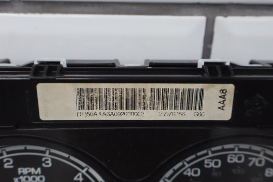 08 - 11 Chevy Tahoe Hybrid (M99) Speedometer Cluster Tested 25970356