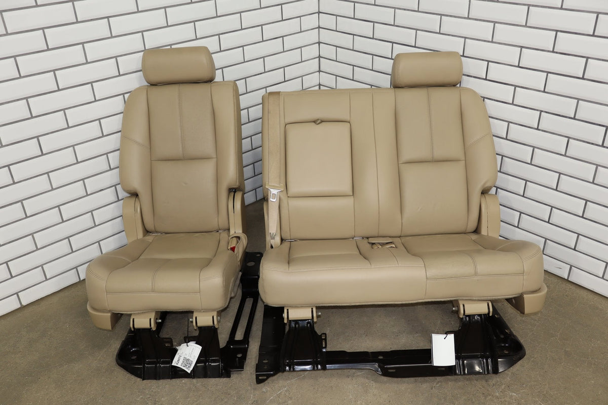 08-13 Chevy Tahoe Hybrid 2nd Row Bench Seat Light Cashmere Floor