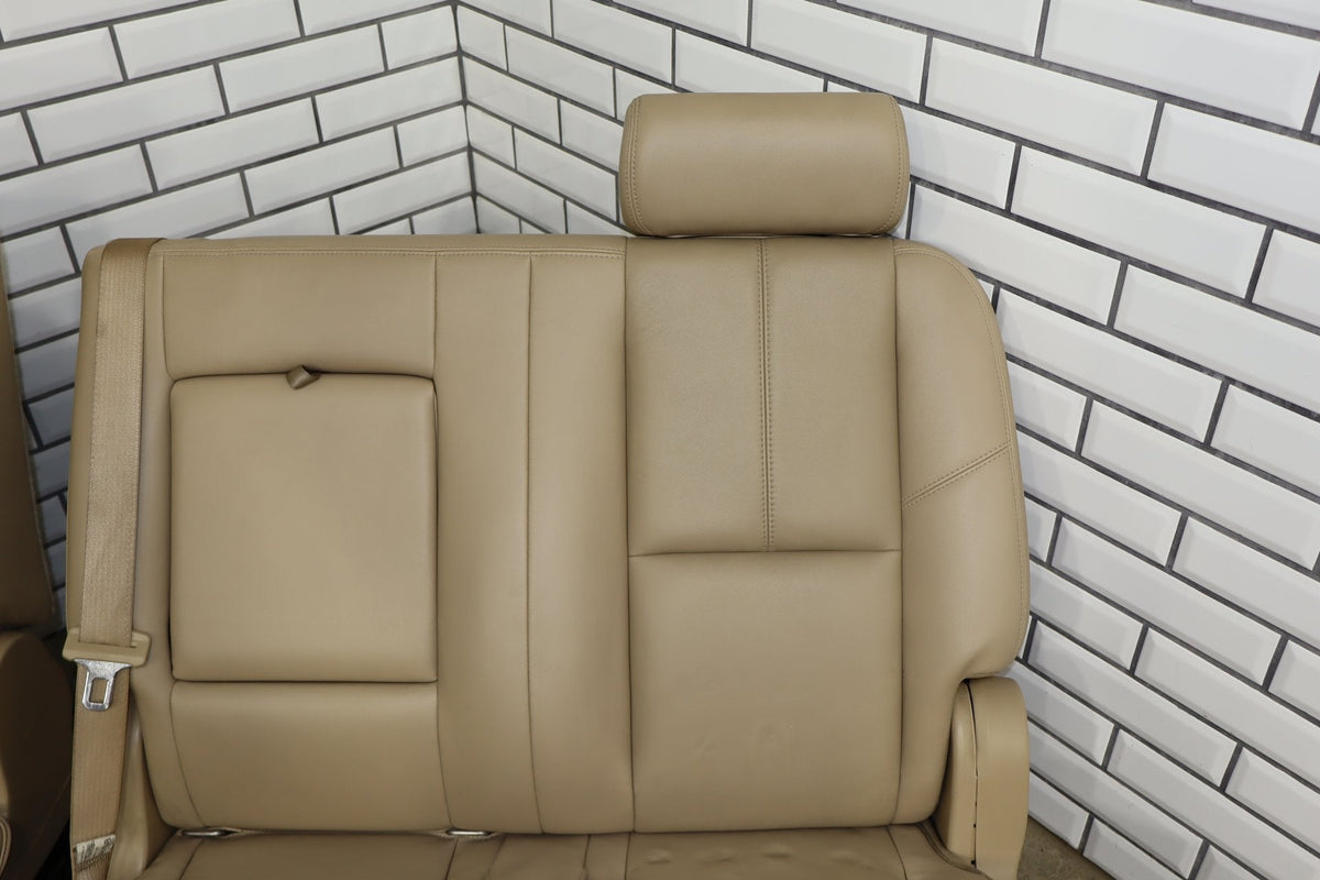 08-13 Chevy Tahoe Hybrid 2nd Row Bench Seat Light Cashmere Floor