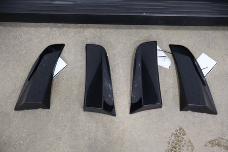 08-13 Chevy Tahoe Hybrid Running Boards 6pc Fender Door Moldings