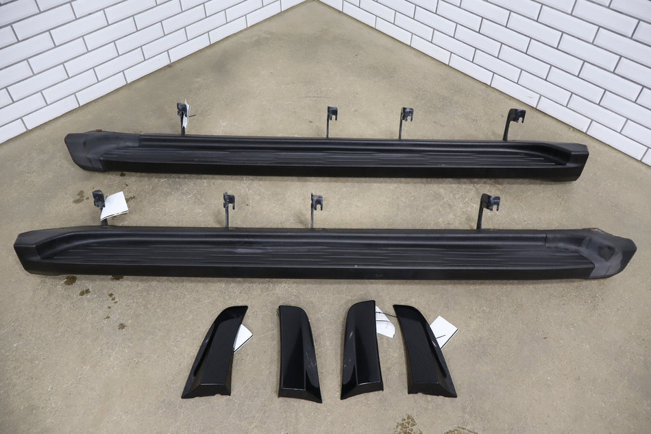 08-13 Chevy Tahoe Hybrid Running Boards 6pc Fender Door Moldings