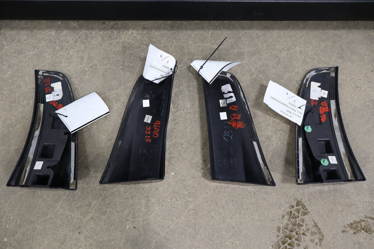 08-13 Chevy Tahoe Hybrid Running Boards 6pc Fender Door Moldings